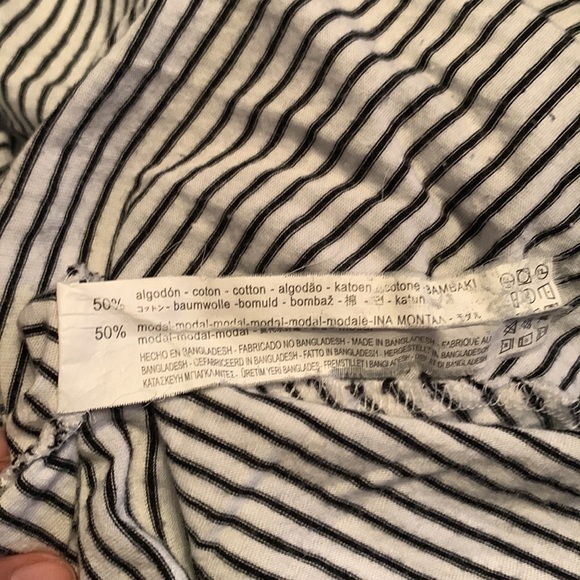 Zara Hi-Low White with Black Dress Size S - Picture 5 of 8